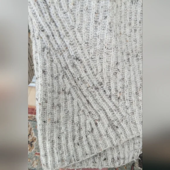 100% Wool Madewell Cream Knit Sweater - Picture 3 of 3